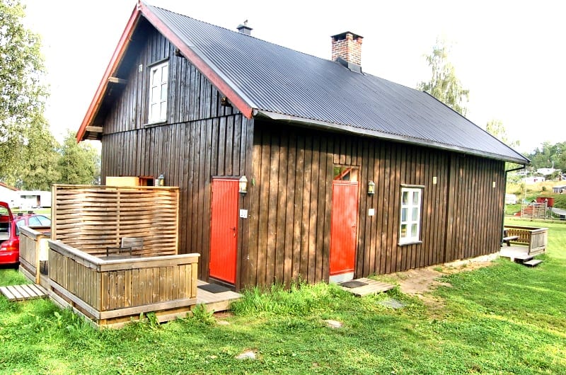 Hytteutleie på Biristrand Camping i Innlandet