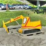 gravemaskin for barn